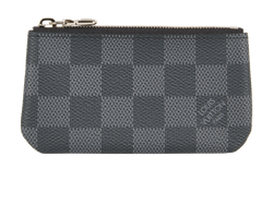 Louis Vuitton Key Pouch, Canvas, Damier Graphite, CT2290, DB, 2*